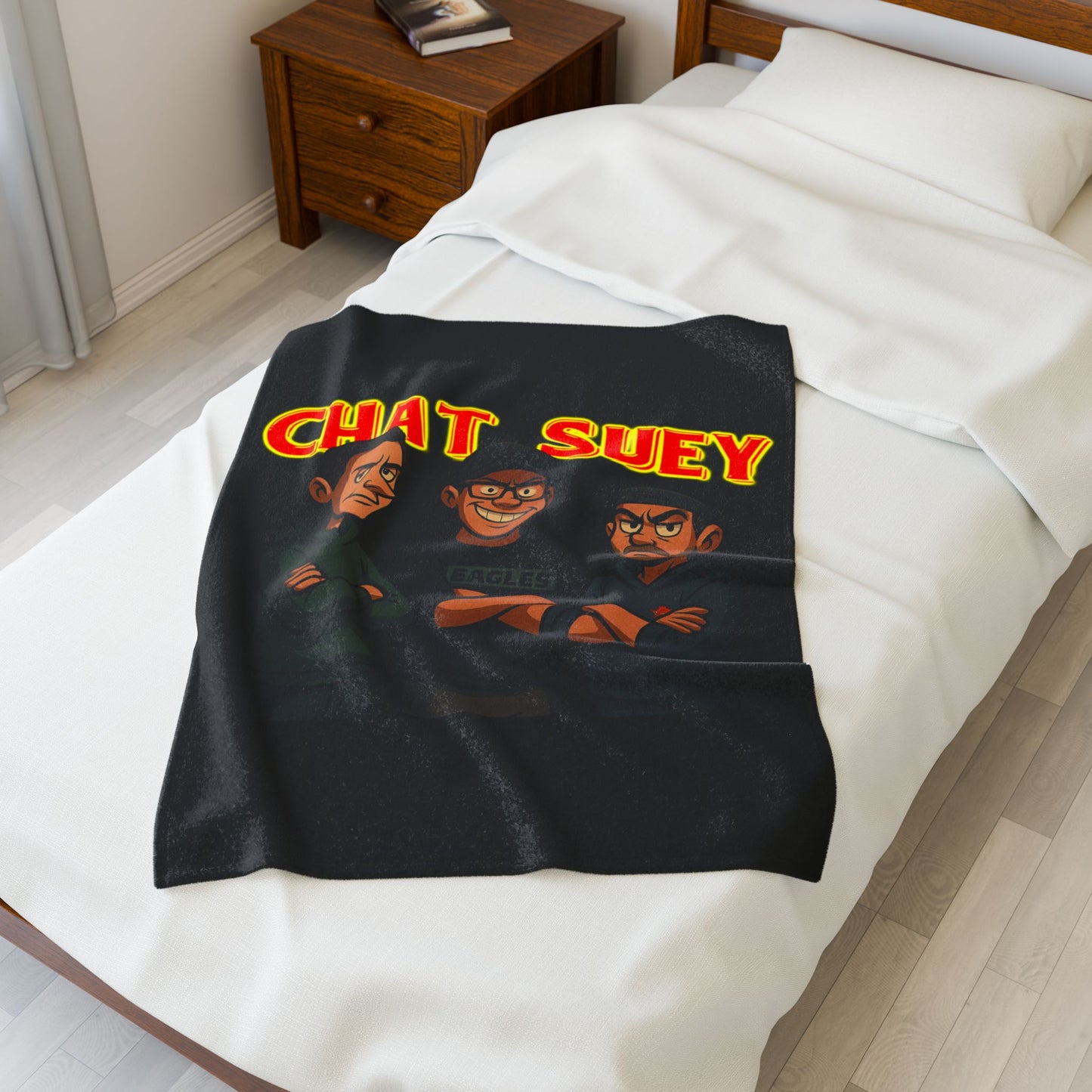 Cozy Chat Suey Plush Blanket