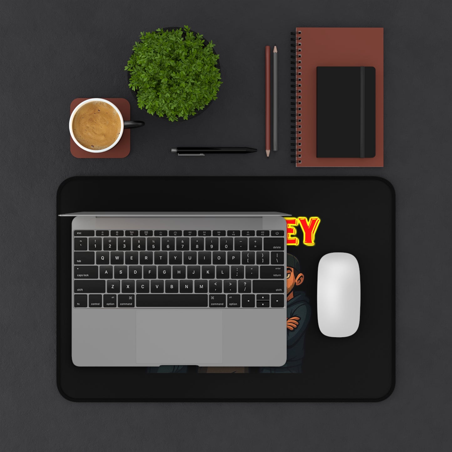 Chat Suey Desk Mat, Gaming Mouse Pad, Fun Office Decor, Unique Gift for Gamers, Desk Accessories, Home Office Essentials