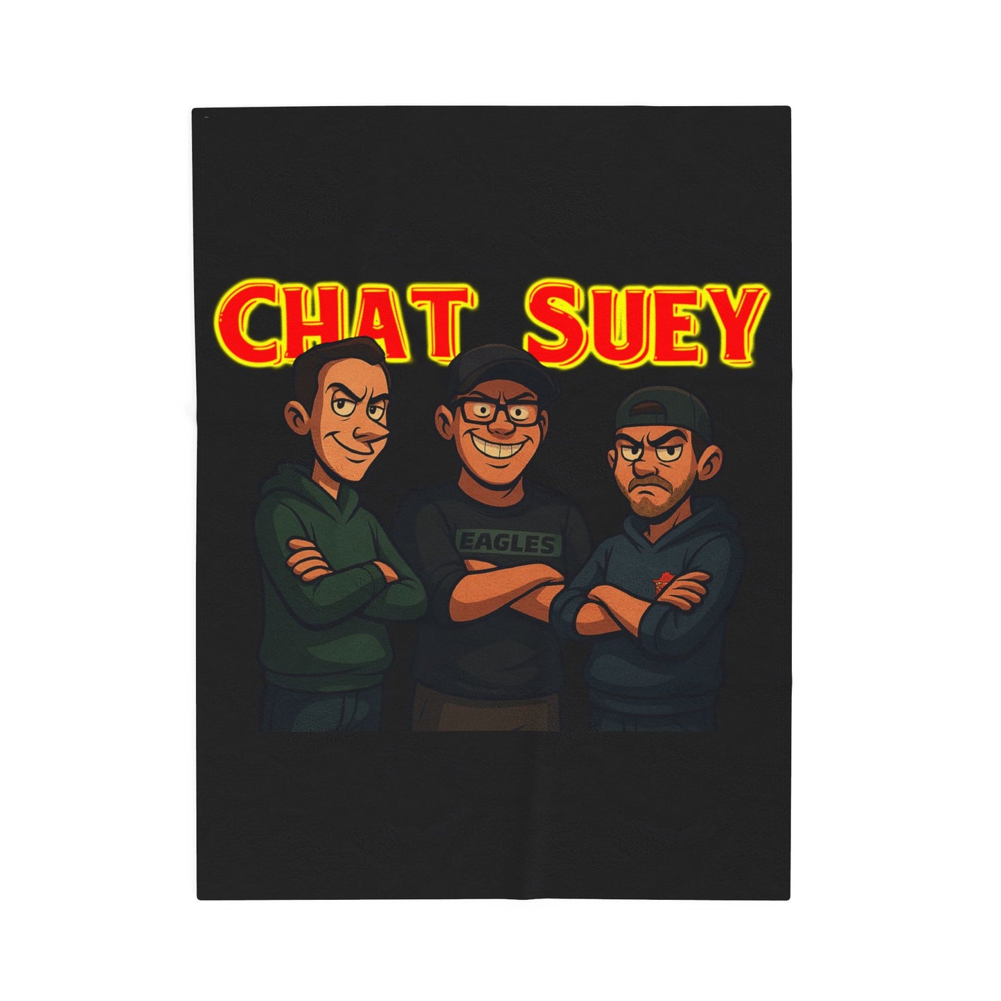 Cozy Chat Suey Plush Blanket