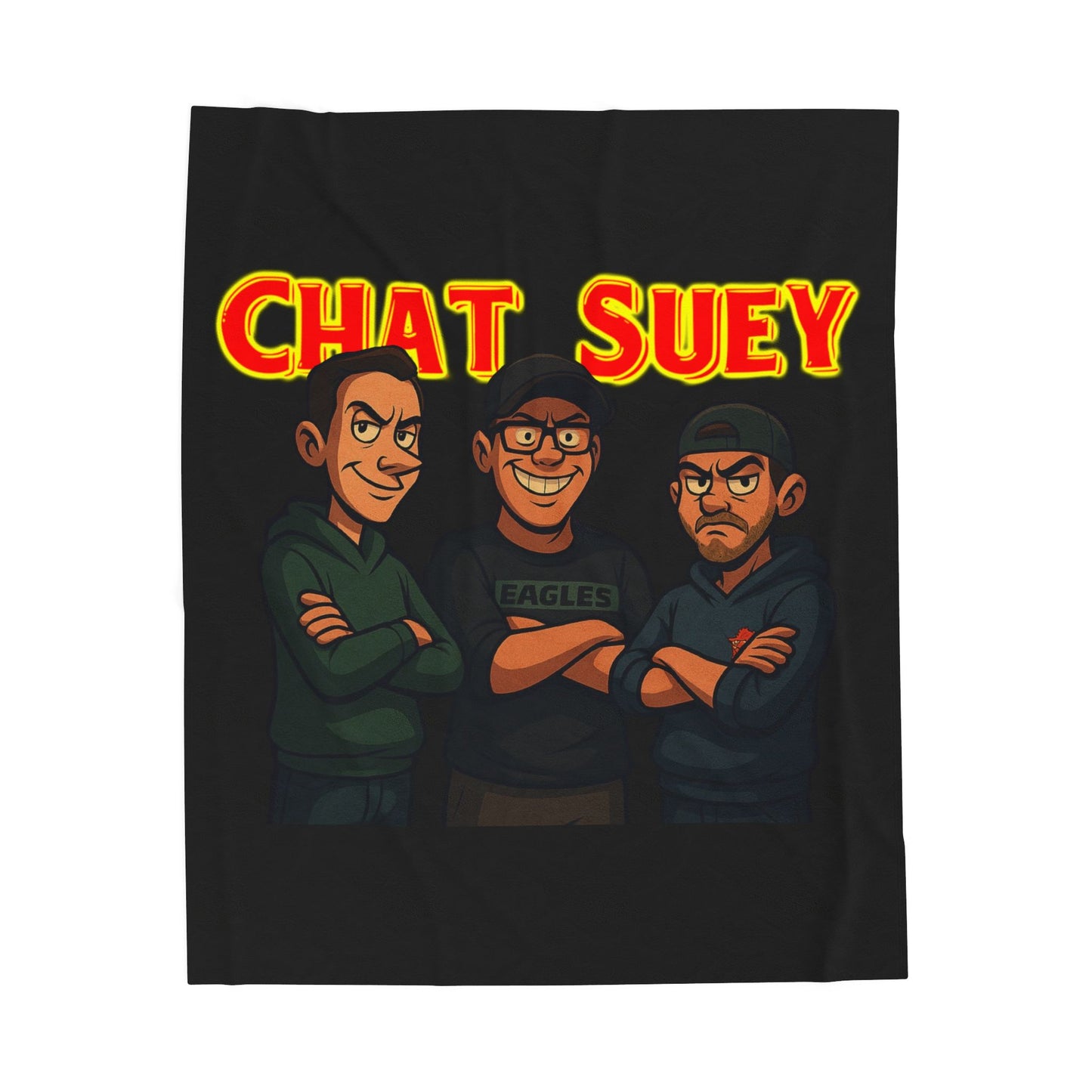 Cozy Chat Suey Plush Blanket