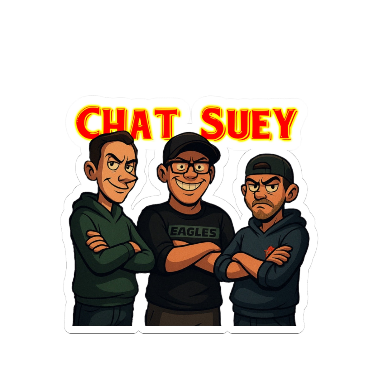 Chat Suey Kiss-Cut Stickers