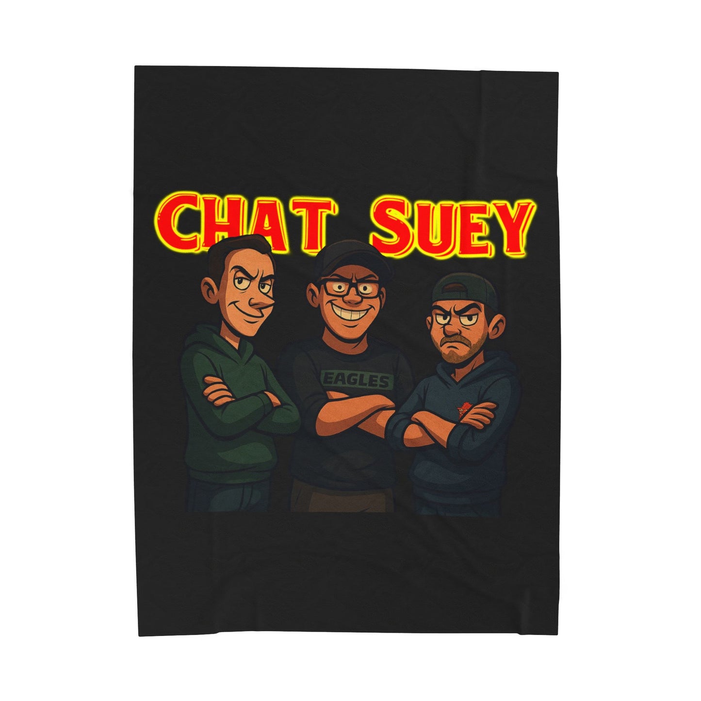 Cozy Chat Suey Plush Blanket