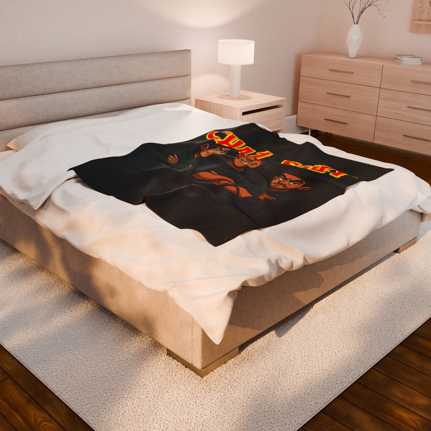 Cozy Chat Suey Plush Blanket