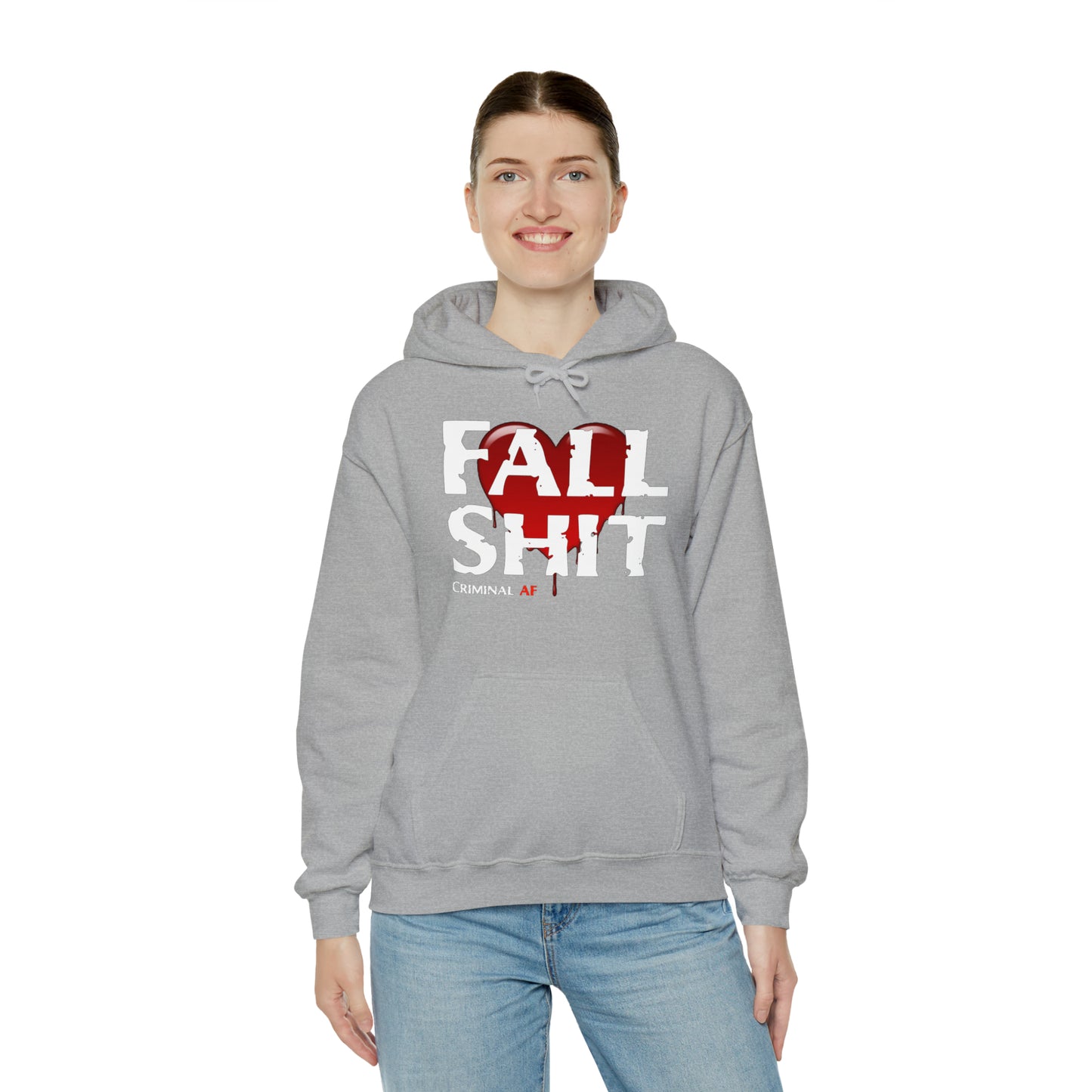 Fall Shit Unisex Heavy Blend™ Hooded Sweatshirt