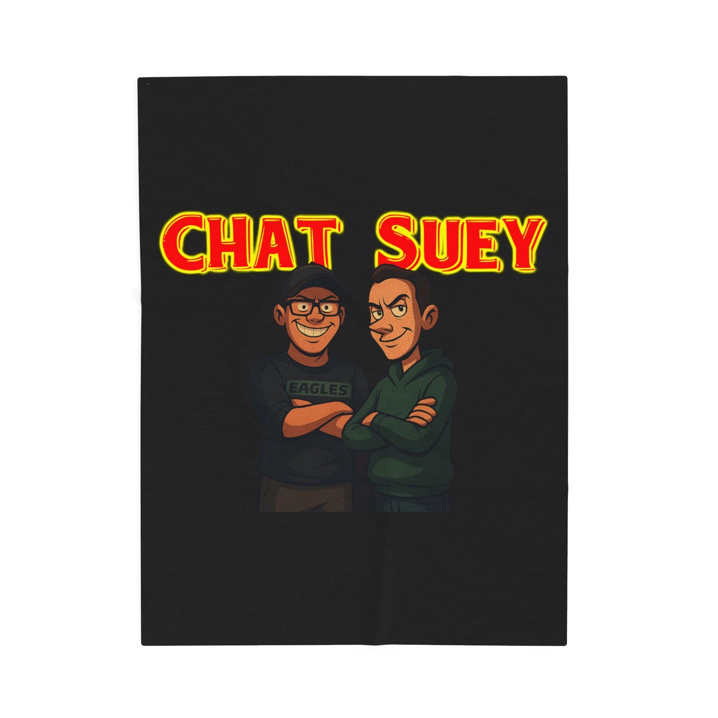 Cozy Chat Suey Plush Blanket