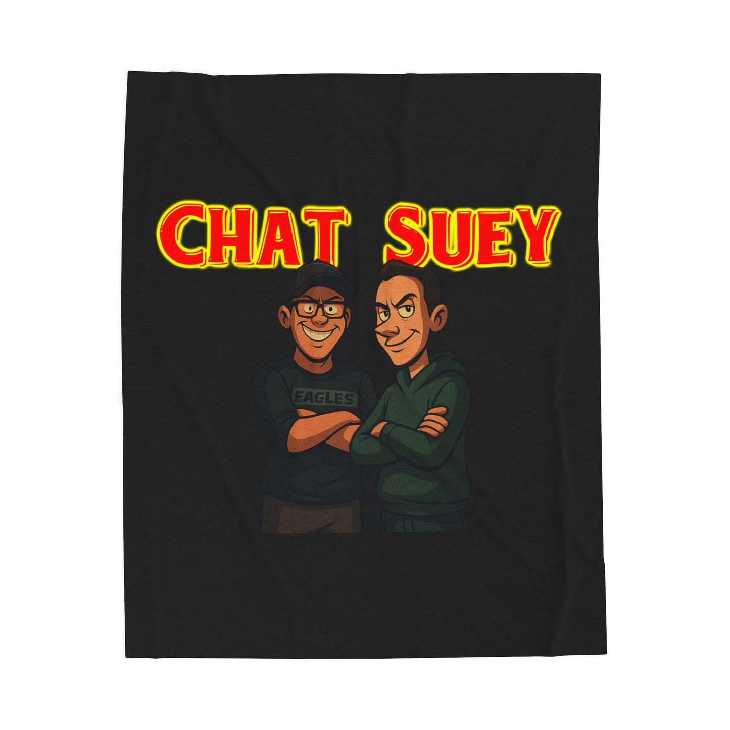 Cozy Chat Suey Plush Blanket