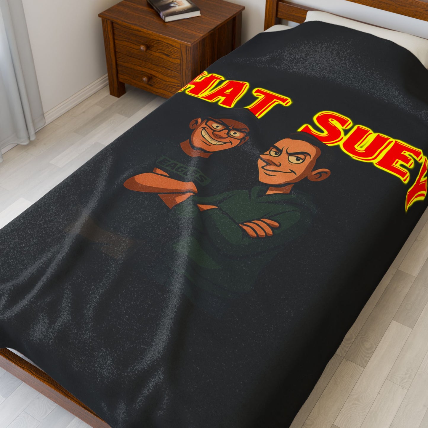 Cozy Chat Suey Plush Blanket