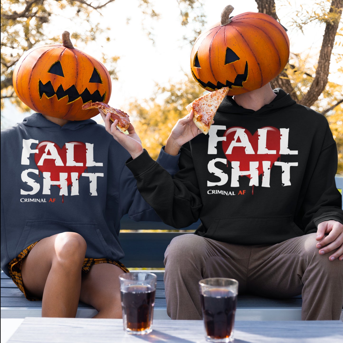 Fall Shit Unisex Heavy Blend™ Hooded Sweatshirt