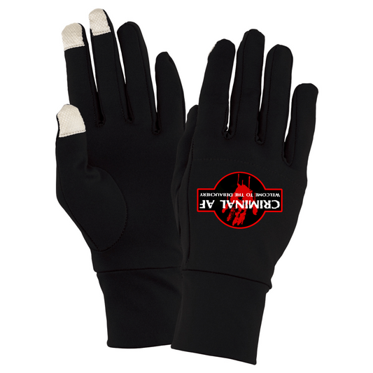 Criminal AF Sportswear Tech Gloves